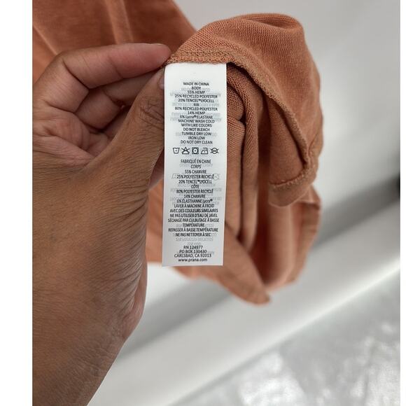 prAna Cozy Up Bayjour Dress size XL pockets sleeveless pink sand Gorpcore casual - Picture 6 of 8